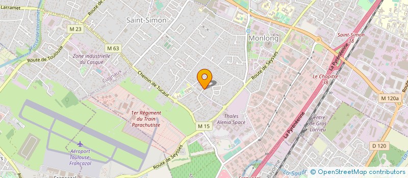 localisation de l'entreprise MONSIEUR GUILLAUME BALAX à TOULOUSE