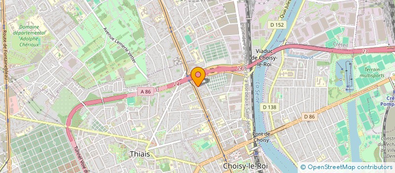 localisation de l'entreprise MONSIEUR GUILLAUME BALITRAN  CHOISY-LE-ROI