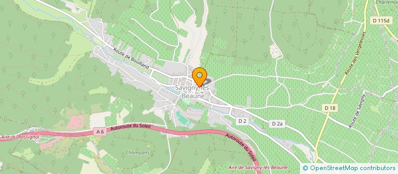 localisation de l'entreprise MONSIEUR GUILLAUME BALLAIS  SAVIGNY-LES-BEAUNE