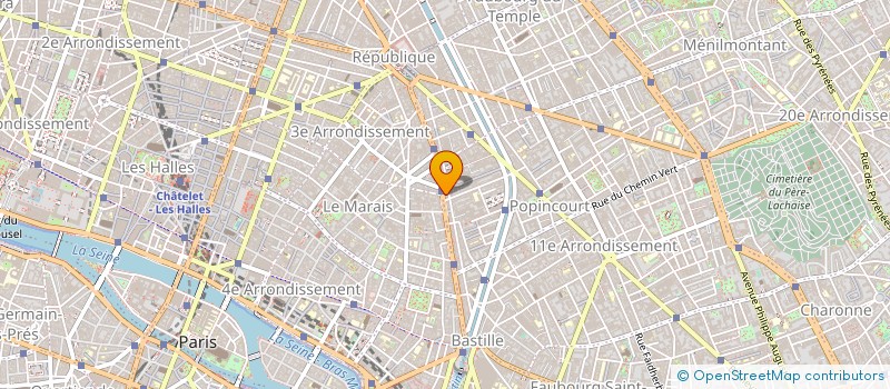 localisation de l'entreprise MONSIEUR GUILLAUME BALLET  PARIS