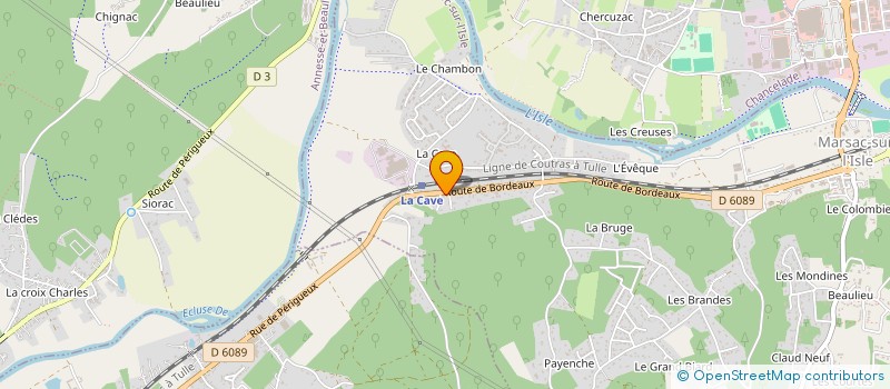 localisation de l'entreprise MONSIEUR GUILLAUME BALLET  MARSAC-SUR-L'ISLE