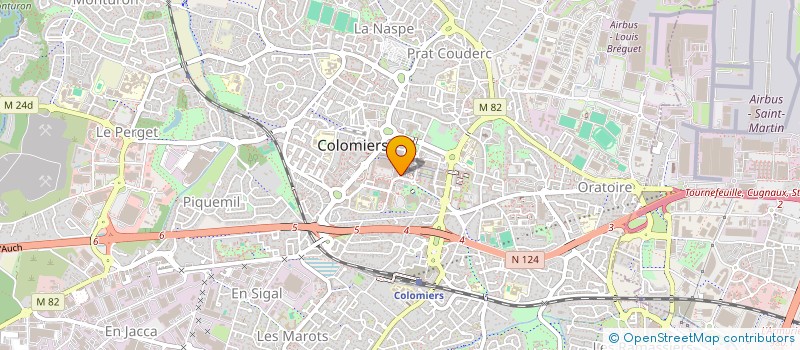localisation de l'entreprise MONSIEUR GUILLAUME BALMETTE à COLOMIERS