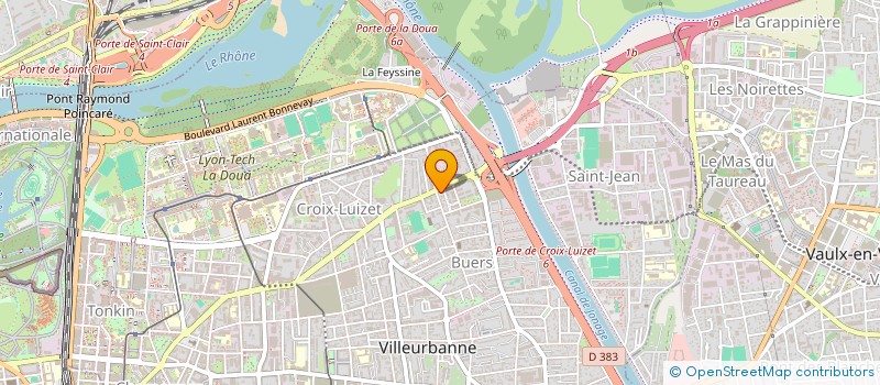 localisation de l'entreprise MONSIEUR GUILLAUME BANDIN  VILLEURBANNE