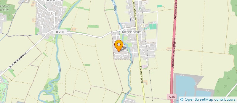 localisation de l'entreprise MONSIEUR GUILLAUME BANKA  BATTENHEIM