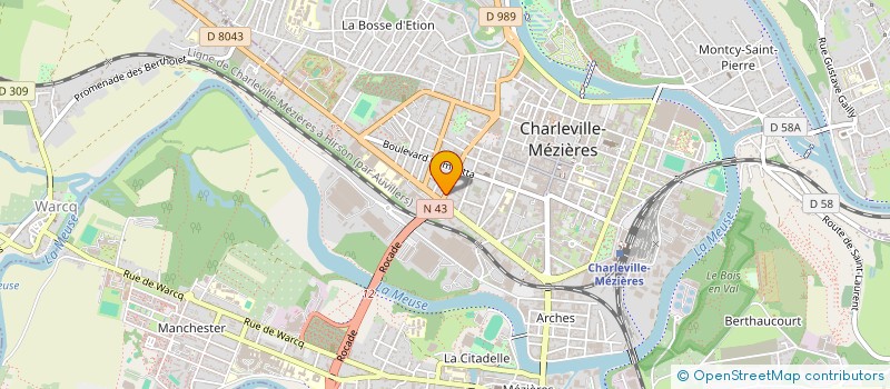 localisation de l'entreprise MONSIEUR GUILLAUME BANNIER à CHARLEVILLE-MEZIERES