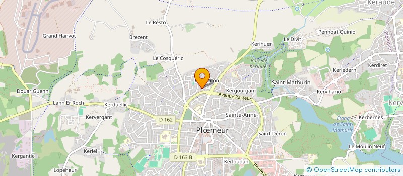 localisation de l'entreprise MONSIEUR GUILLAUME BAQUE à PLOEMEUR