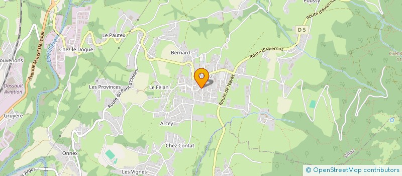 localisation de l'entreprise MONSIEUR GUILLAUME BARAT  VILLAZ