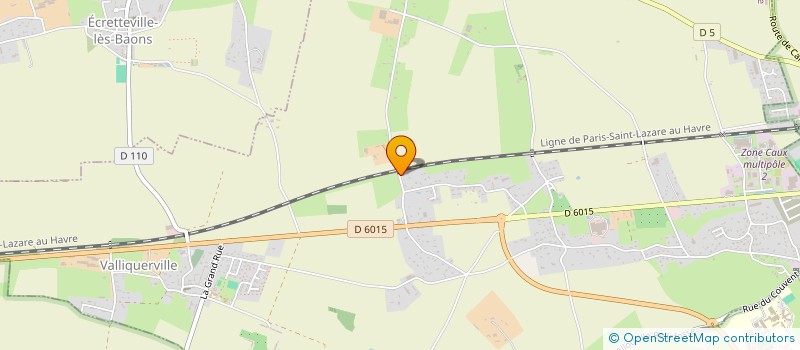 localisation de l'entreprise MONSIEUR GUILLAUME BARBAY  VALLIQUERVILLE