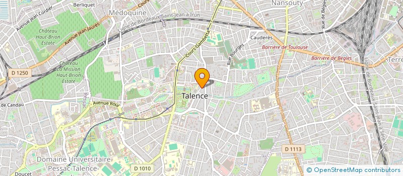 localisation de l'entreprise MONSIEUR GUILLAUME BARBE  TALENCE