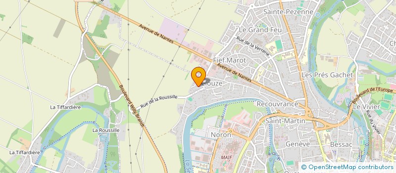 localisation de l'entreprise MONSIEUR GUILLAUME BARBIER à NIORT
