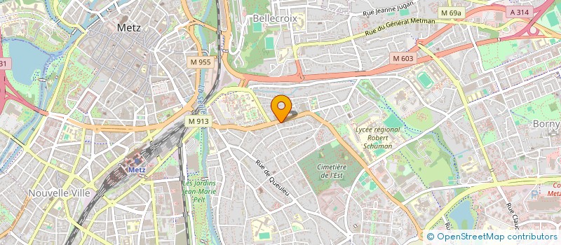 localisation de l'entreprise MONSIEUR GUILLAUME BARBORINI  METZ