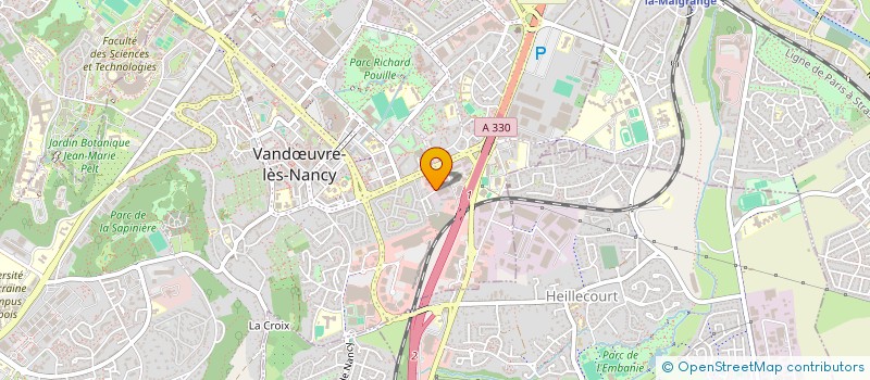 localisation de l'entreprise MONSIEUR GUILLAUME BARDIN  VANDUVRE-LES-NANCY