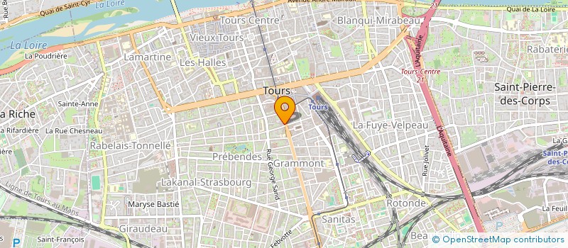 localisation de l'entreprise MONSIEUR GUILLAUME BARDON  TOURS