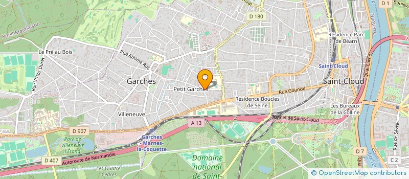 localisation de l'entreprise MONSIEUR GUILLAUME BARO à GARCHES