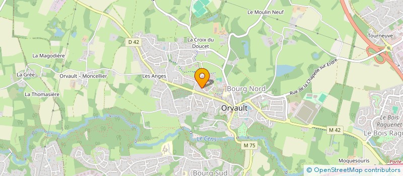 localisation de l'entreprise MONSIEUR GUILLAUME BARON à ORVAULT