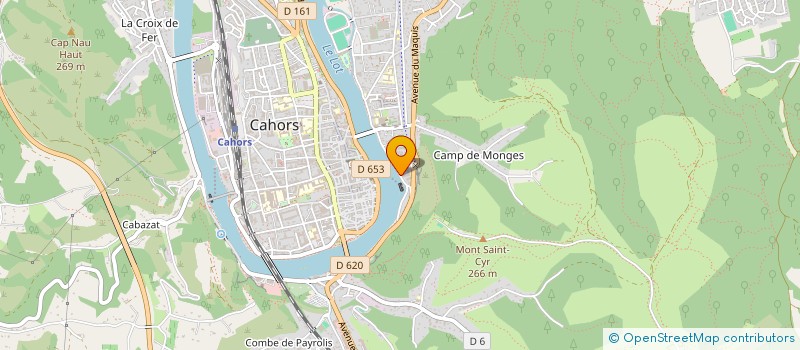 localisation de l'entreprise MONSIEUR GUILLAUME BARRAUD  CAHORS