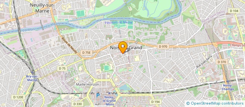 localisation de l'entreprise MONSIEUR GUILLAUME BARRIE à NOISY-LE-GRAND