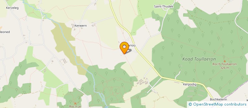 localisation de l'entreprise MONSIEUR GUILLAUME BARRIERE  SPEZET