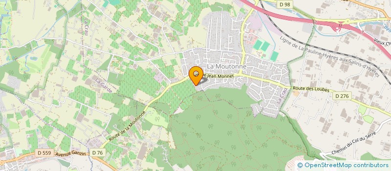 localisation de l'entreprise MONSIEUR GUILLAUME BARTHE  LA CRAU