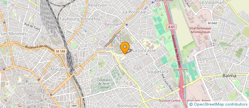localisation de l'entreprise MONSIEUR GUILLAUME BARTHES à TOULOUSE