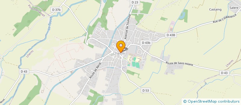 localisation de l'entreprise MONSIEUR GUILLAUME BARTHET  SAUBENS