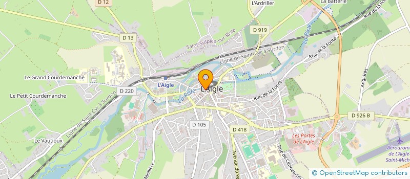 localisation de l'entreprise MONSIEUR GUILLAUME BASLEY à L'AIGLE