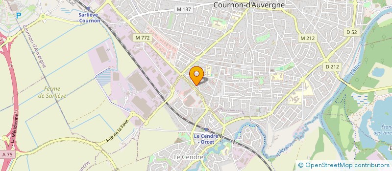 localisation de l'entreprise MONSIEUR GUILLAUME BAUFOND  COURNON-D'AUVERGNE