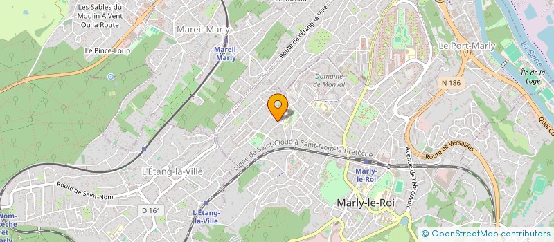 localisation de l'entreprise MONSIEUR GUILLAUME BAZIN  MARLY-LE-ROI