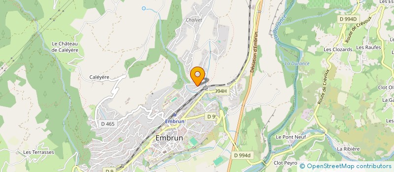 localisation de l'entreprise MONSIEUR GUILLAUME BEAUBOUCHER à EMBRUN