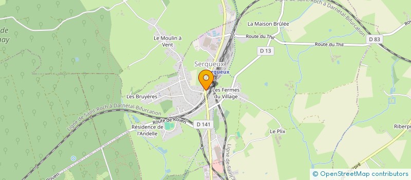 localisation de l'entreprise MONSIEUR GUILLAUME BEAUDELIN  SERQUEUX