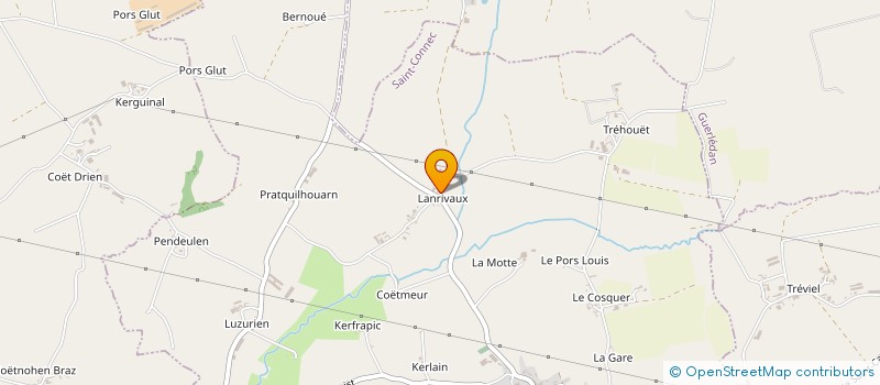 localisation de l'entreprise MONSIEUR GUILLAUME BEAUDIC  SAINT-CONNEC