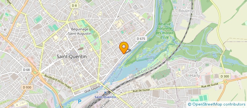 localisation de l'entreprise MONSIEUR GUILLAUME BEAURAIN à SAINT-QUENTIN