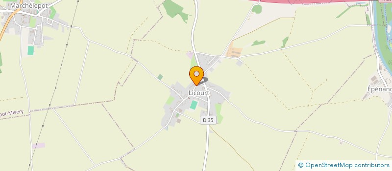 localisation de l'entreprise MONSIEUR GUILLAUME BEAURIN  LICOURT