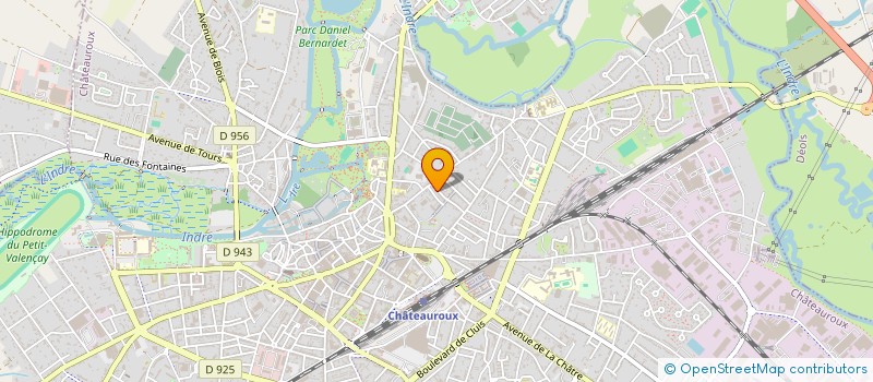 localisation de l'entreprise MONSIEUR GUILLAUME BEAUSSONIE à CHATEAUROUX