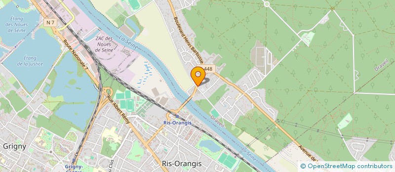 localisation de l'entreprise MONSIEUR GUILLAUME BECKER à DRAVEIL