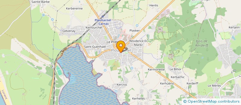 localisation de l'entreprise MONSIEUR GUILLAUME BEDIN  PLOUHARNEL