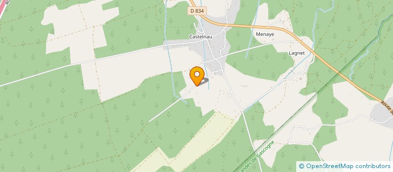 localisation de l'entreprise MONSIEUR GUILLAUME BEDIN à SAUGNAC-ET-MURET