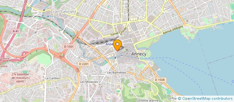 localisation de l'entreprise MONSIEUR GUILLAUME BEHAGHEL  ANNECY