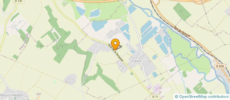 localisation de l'entreprise MONSIEUR GUILLAUME BEHAGUE  FAINS