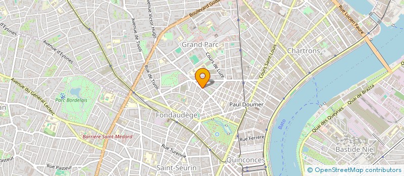 localisation de l'entreprise MONSIEUR GUILLAUME BEI  BORDEAUX