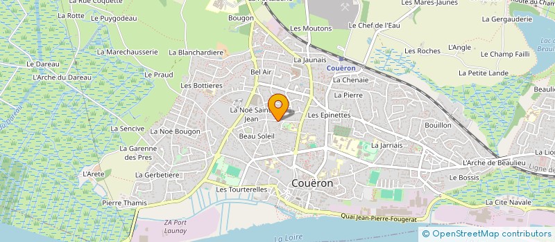localisation de l'entreprise MONSIEUR GUILLAUME BELAUD à COUERON