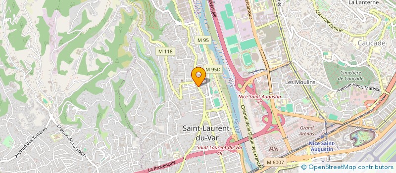 localisation de l'entreprise MONSIEUR GUILLAUME BELHACHEMI à SAINT-LAURENT-DU-VAR