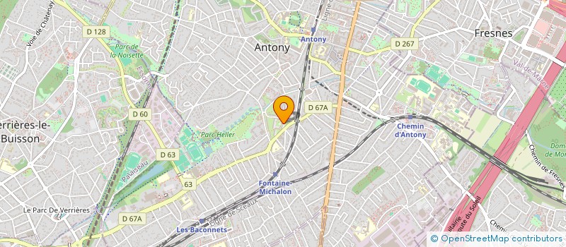 localisation de l'entreprise MONSIEUR GUILLAUME BELIARD à ANTONY