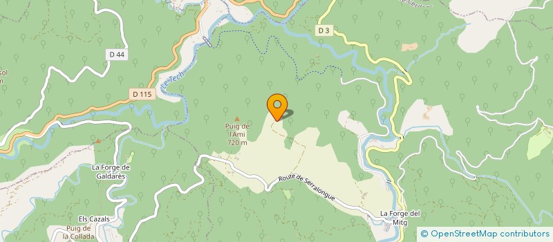 localisation de l'entreprise MONSIEUR GUILLAUME BELLEFROID  SAINT-LAURENT-DE-CERDANS