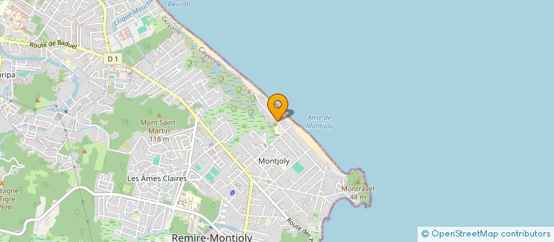 localisation de l'entreprise MONSIEUR GUILLAUME BELLEMARE  REMIRE-MONTJOLY