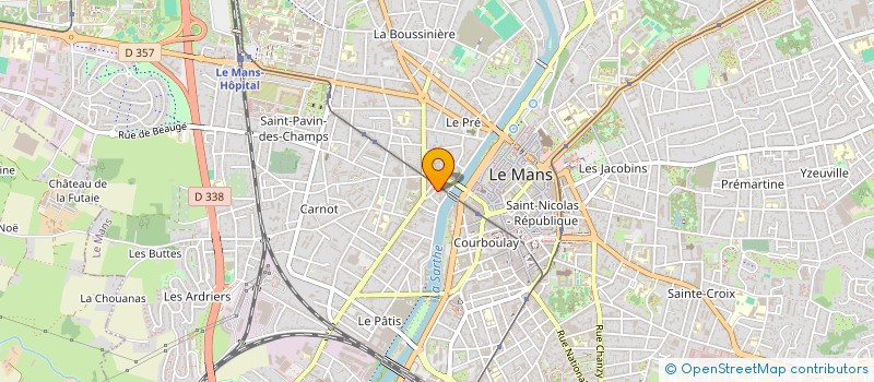 localisation de l'entreprise MONSIEUR GUILLAUME BELLIN à LE MANS