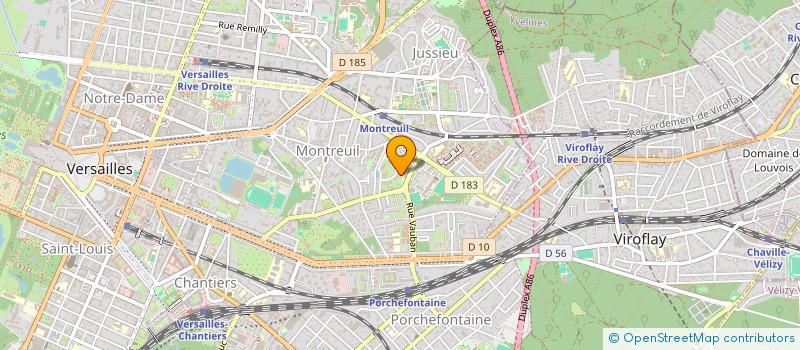 localisation de l'entreprise MONSIEUR GUILLAUME BELLOT  VERSAILLES