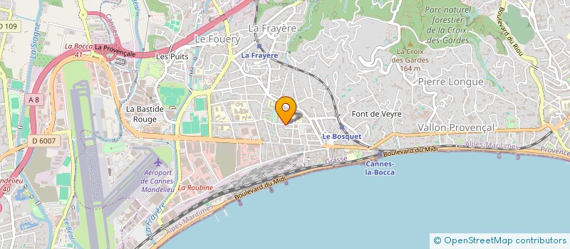 localisation de l'entreprise MONSIEUR GUILLAUME BELY à CANNES