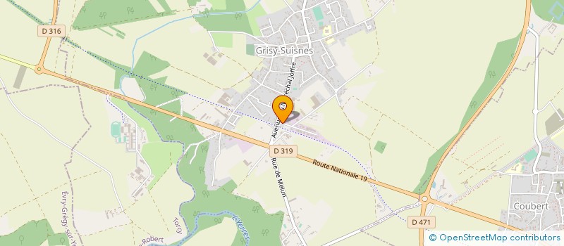 localisation de l'entreprise MONSIEUR GUILLAUME BENETON  GRISY-SUISNES