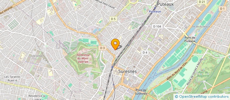 localisation de l'entreprise MONSIEUR GUILLAUME BENOIST à SURESNES